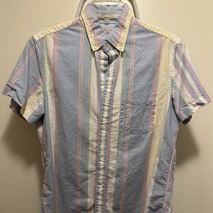 J Crew - Multi-Color Short Sleeve Button Down - Size Small